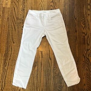 J.Jill Denim Authentic Fit Size 4 Slim Ankle White Petite